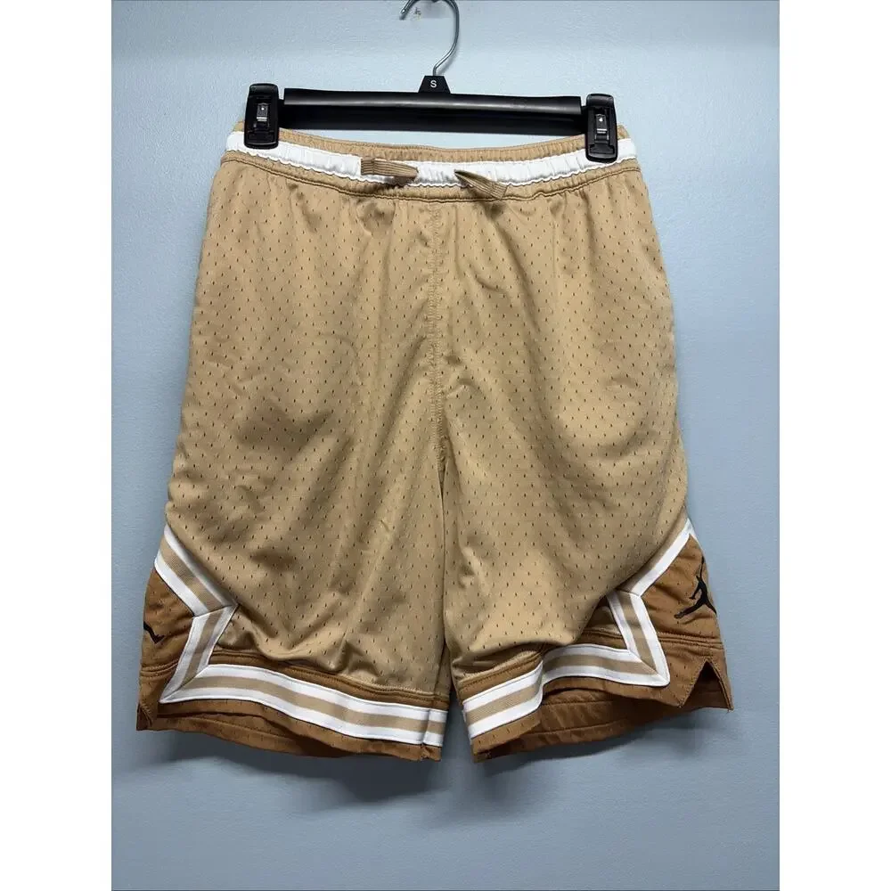 Jordan White & Tan Hoodie + Shorts Set - Nike Jordan - Sz XL (13-15 Years)